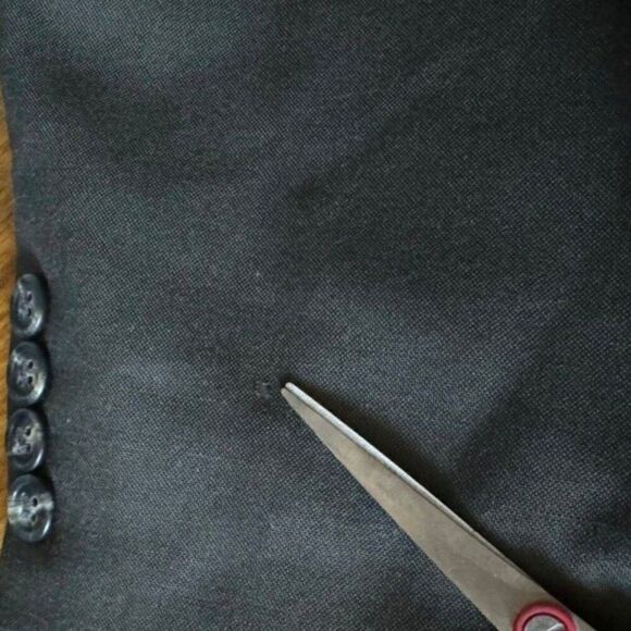 Vintage Mens Burberry 100% Wool Brown Double Breasted Dark Academia Blazer 46R - Picture 10 of 12